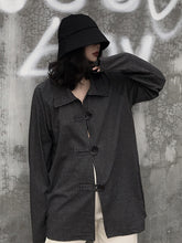 Women Retro Striped Loose Shirt